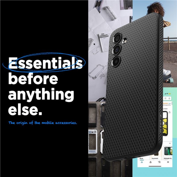 Θήκη Spigen Liquid Air για Samsung Galaxy A54 5G - ACS05885 - ΜΑΥΡΟ