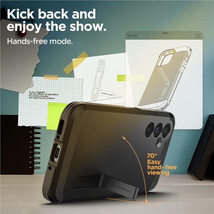 Θήκη Spigen SGP Tough Armor για Samsung Galaxy A35 5G 2024 - ACS07518 - ΠΡΑΣΙΝΟ