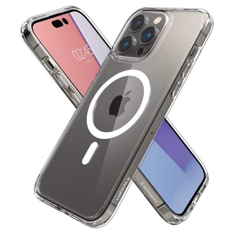 Θήκη Spigen SGP Crystal Hybrid MagSafe MAGFIR για Apple iPhone 14 Pro 6.1 - ΛΕΥΚΟ - ACS04670