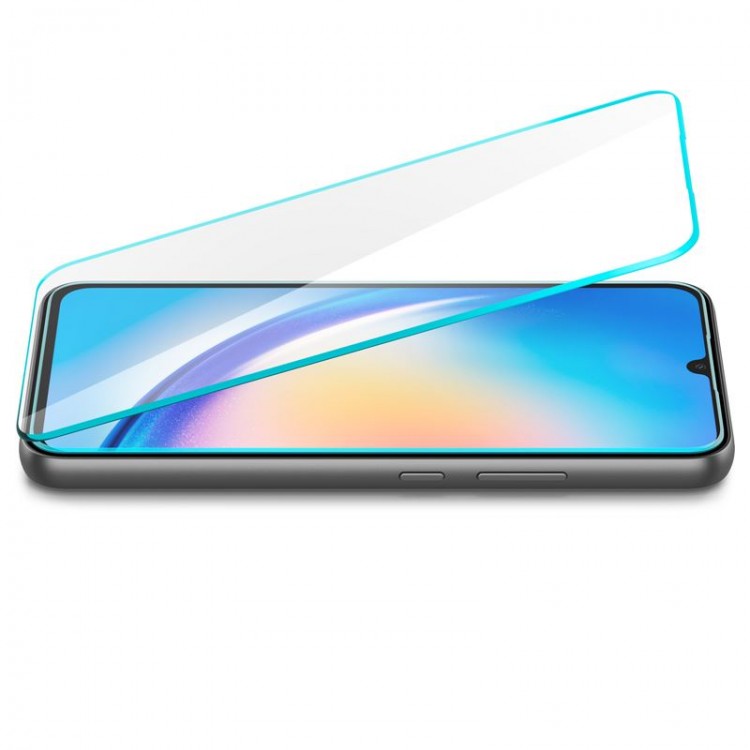 Spigen SGP Γυαλί προστασίας SLIM FC για SAMSUNG GALAXY A34 5G - ΔΙΑΦΑΝΟ - 2 ΤΕΜ - AGL05967