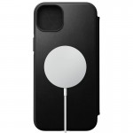 Θήκη Nomad Leather MagSafe Folio για Apple iPhone 14 Plus 6.7 2022/15 PLUS 6.7 2023 - ΜΑΥΡΟ - NM01282785