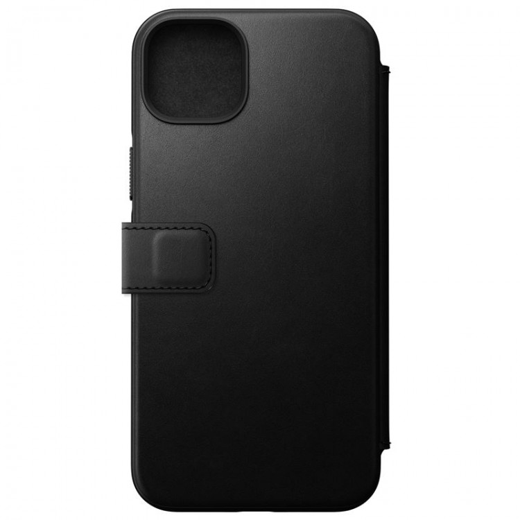 Θήκη Nomad Leather MagSafe Folio για Apple iPhone 14 Plus 6.7 2022/15 PLUS 6.7 2023 - ΜΑΥΡΟ - NM01282785