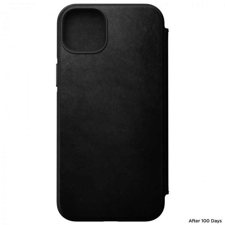 Θήκη Nomad Leather MagSafe Folio για Apple iPhone 14 Plus 6.7 2022/15 PLUS 6.7 2023 - ΜΑΥΡΟ - NM01282785