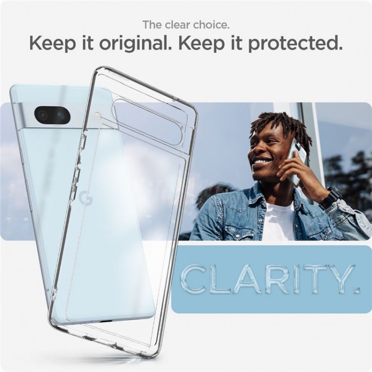 Θήκη Spigen SGP ULTRA HYBRID για GOOGLE PIXEL 7A - ΔΙΑΦΑΝΟ - ACS05817