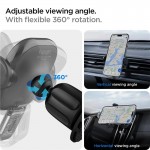 Spigen SGP OneTap AirVent Universal Βάση αυτοκινήτου με λειτουργία φόρτισης Qi 15W για Smartphones AirVent UTS12W - ACP01279 - ΜΑΥΡΟ
