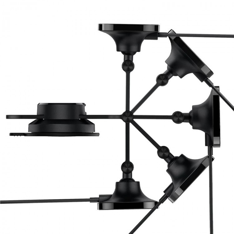 Spigen SGP OneTap 3 Pro Βάση αυτοκινήτου με ΑΣΥΡΜΑΤΟ ΦΟΡΤΙΣΤΗ MagSafe Dashboard/Windshield ITS35W-3 - ΜΑΥΡΟ - ACP04629