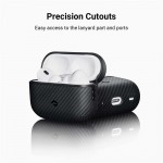 Θήκη Pitaka MagEZ MagSafe συμβατή με Apple AirPods Pro / PRO 2 - ΜΑΥΡΟ ΓΚΡΙ - APM7001