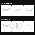 Θήκη Pitaka MagEZ MagSafe συμβατή με Apple AirPods Pro / PRO 2 - ΜΑΥΡΟ ΓΚΡΙ - APM7001