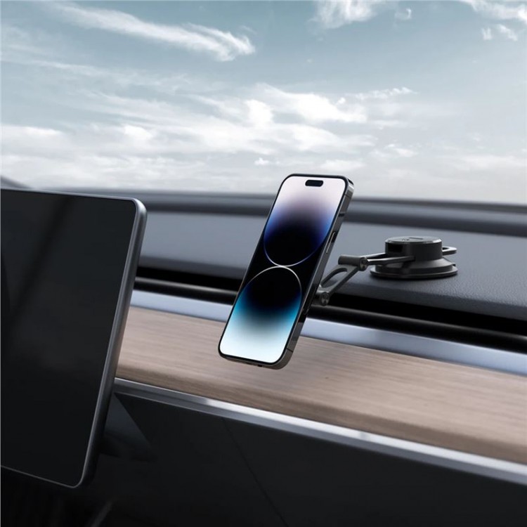 Spigen SGP OneTap 3 Βάση αυτοκινήτου με MagSafe Dashboard/Windshield ITS35-3 - ΜΑΥΡΟ - ACP04630