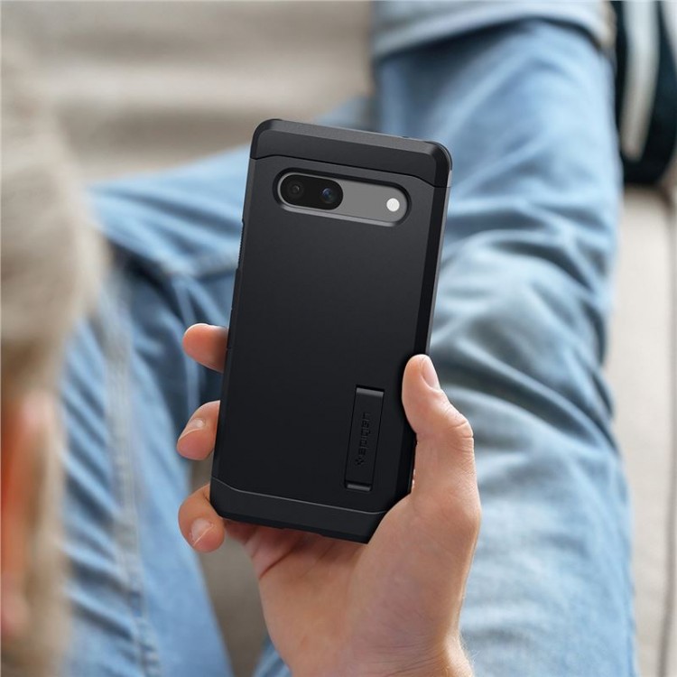 Θήκη Spigen SGP TOUGH Armor για GOOGLE PIXEL 7A - ΜΑΥΡΟ - ACS05819 