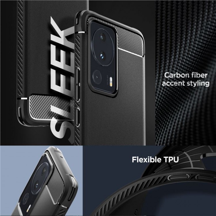 Θήκη Spigen SGP Rugged Armor για XIAOMI 13 LITE - ΜΑΥΡΟ - ACS05324