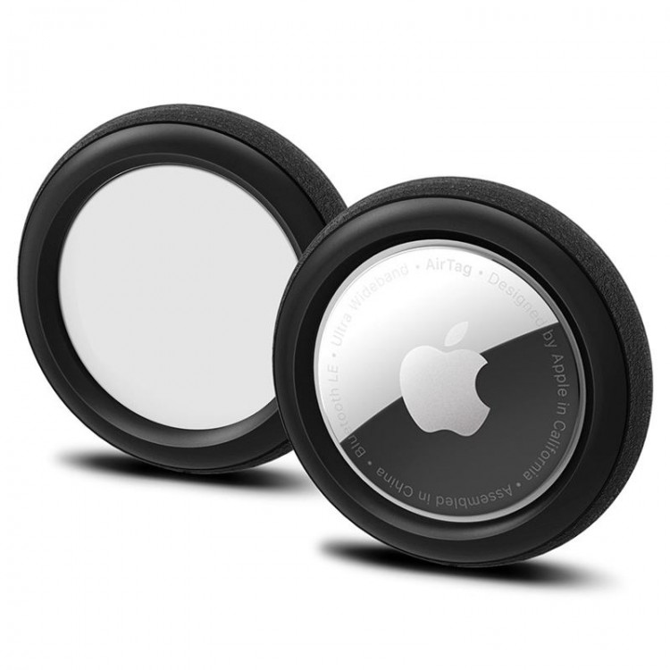 Spigen SGP Silicone Fit 2 Pack για AirTag - ΜΑΥΡΟ - AHP03070