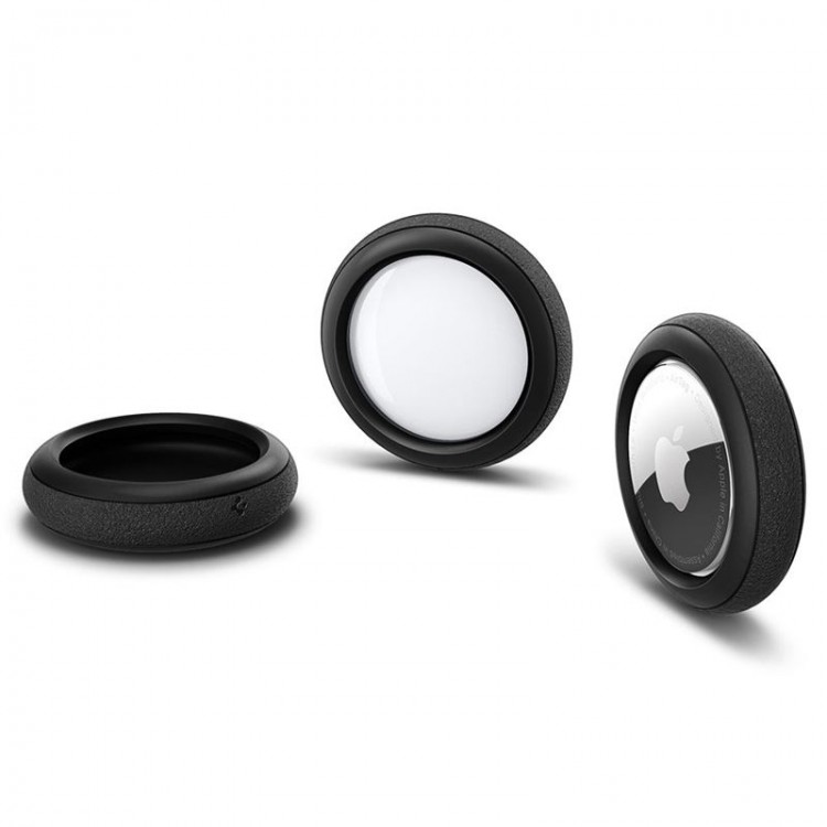 Spigen SGP Silicone Fit 2 Pack για AirTag - ΜΑΥΡΟ - AHP03070