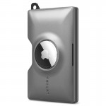 Spigen SGP RFID Wallet S πορτοφόλι κλιπ καρτών με μπρελόκ για Apple AirTag - ΓΡΑΦΙΤΗΣ - AHP04276