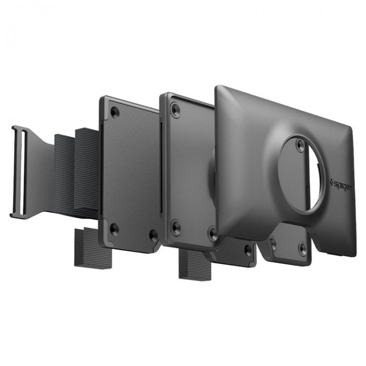 Spigen SGP RFID Wallet S πορτοφόλι κλιπ καρτών για Apple AirTag - ΓΡΑΦΙΤΗΣ - AMP02303