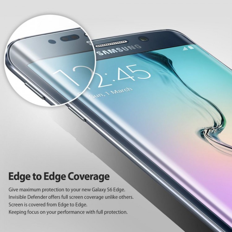 Μεμβράνη Προστασίας Fullcover Rearth για Samsung G925F Galaxy S6 Edge