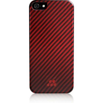 Case Evutec Karbon S for Apple iPhone SE 5s 5 - RED