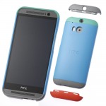 HTC HC C940 Double Dip Hard Shell Case for HTC M8 - ΜΠΛΕ