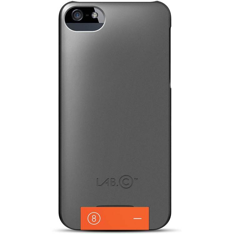Θήκη Lab.C USB με 8GB έξτρα χωρητικότητα για iPhone 5 5S SE - ΓΚΡΙ - LABC-105-GO