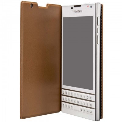 Case Blackberry Leather Flip for Blackberry Passport- TAN - ACC-59524-002