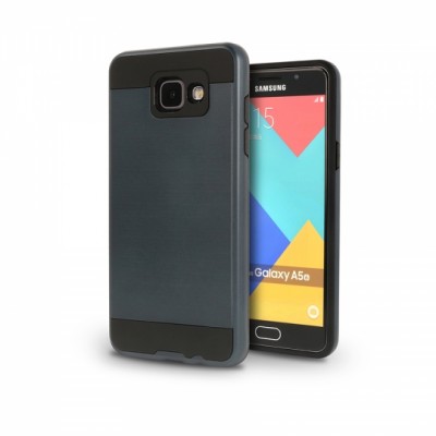 Case TECH PROTECT ALUFIT for Samsung Galaxy A3 2016 - METALSLATE