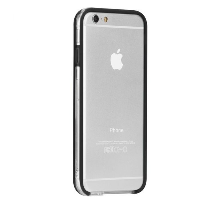 Θήκη Case-mate Tough Frame για Apple iPhone 6 6S - ΔΙΑΦΑΝΟ ΜΑΥΡΟ - CM031579