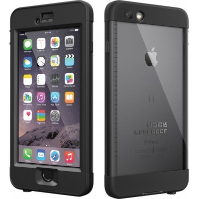 Θήκη Lifeproof nuud αδιάβροχη για Apple iPhone 6, 6S - ΜΑΥΡΗ - 77-52569