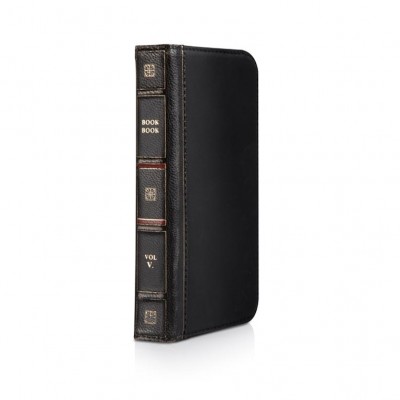Case Twelve South BookBook for iPhone 4 4S Genuine Leather - BLACK