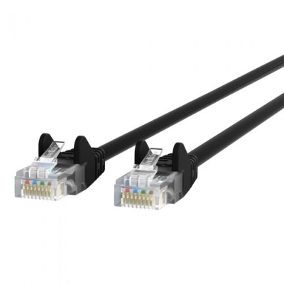 CABLE,CAT5E,STP,RJ45M/M,1M,BLK,PATCH,SNAGLESS