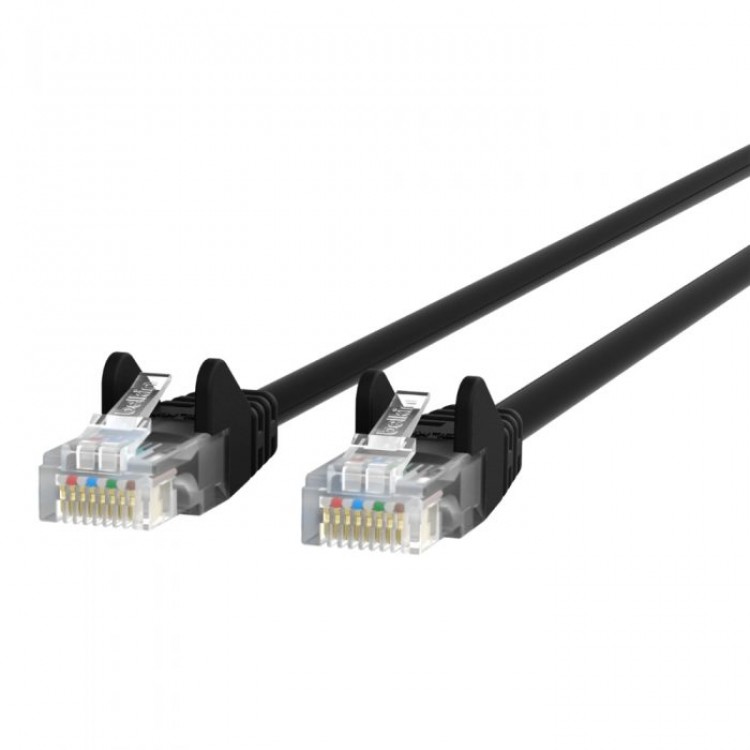 CABLE,CAT5E,STP,RJ45M/M,1M,BLK,PATCH,SNAGLESS