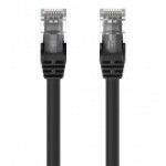 CABLE,CAT5E,STP,RJ45M/M,1M,BLK,PATCH,SNAGLESS
