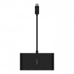 ADAPTER, USB-C TO GBE, HDMI, VGA, USB-A, BLK