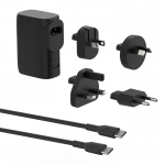 HYBRID AC POWER BANK 5K PD 25W with US UK EU AU sockets & C-C cable