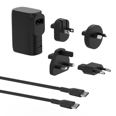 HYBRID AC POWER BANK 5K PD 25W with US UK EU AU sockets & C-C cable