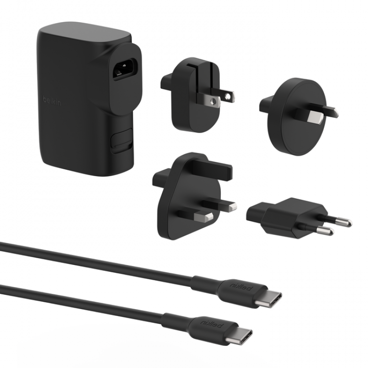 HYBRID AC POWER BANK 5K PD 25W with US UK EU AU sockets & C-C cable