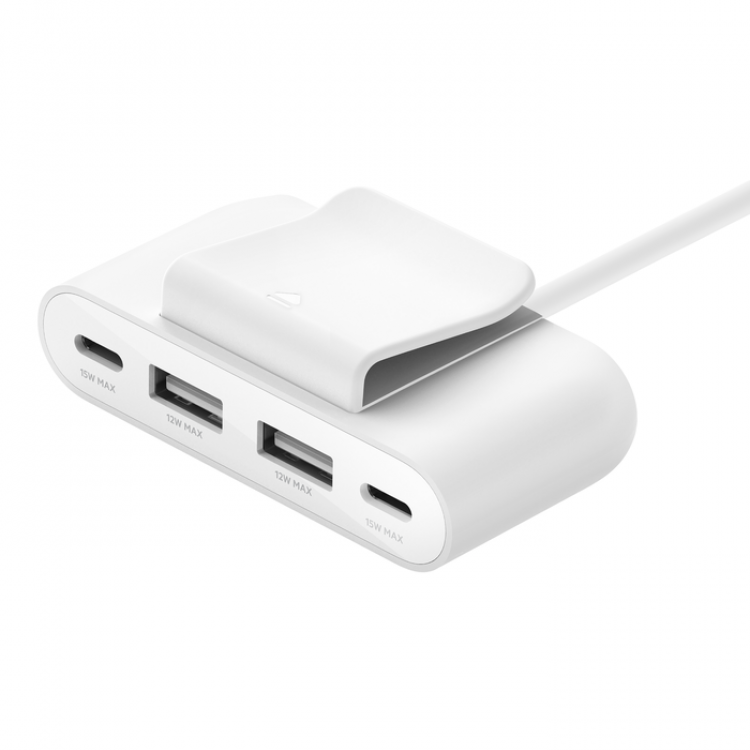 BELKIN 4-PORT HUB Type-C - USB POWER EXTENDER, 2M - ΛΕΥΚΟ - BUZ001BT2MWHB7