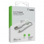 Lightning to USB-A Cable_Braided, 0,15M, White