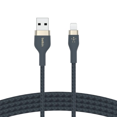 BOOST CHARGE™  USB-A to LTG_silicone, 2M, Black
