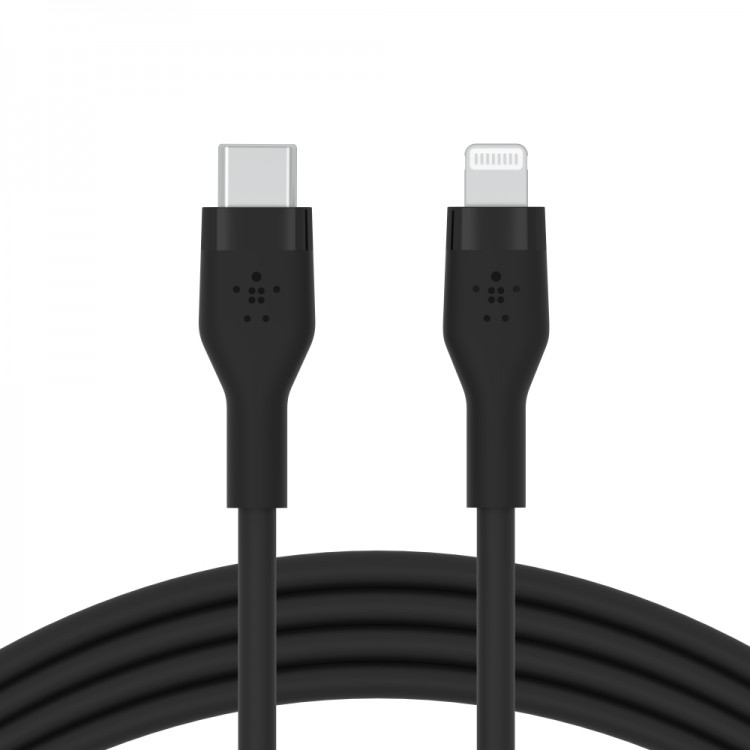 BOOST CHARGE™  USB-A to LTG_silicone, 3M, Black
