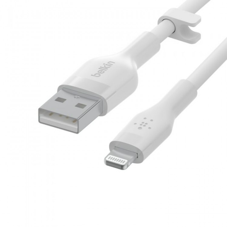 BOOST CHARGE™  USB-A to LTG_silicone, 3M, White