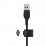 BOOST CHARGE™  USB-A to LTG_Braided silicone, 3M, Black