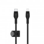 BOOST CHARGE™  USB-C to LTG_Braided silicone, 1M, Black