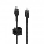 BOOST CHARGE™  USB-C to LTG_Braided silicone, 1M, Black