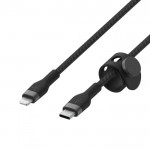 BOOST CHARGE™  USB-C to LTG_Braided silicone, 1M, Black