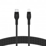 BOOST CHARGE™  USB-C to LTG_Braided silicone, 1M, Black