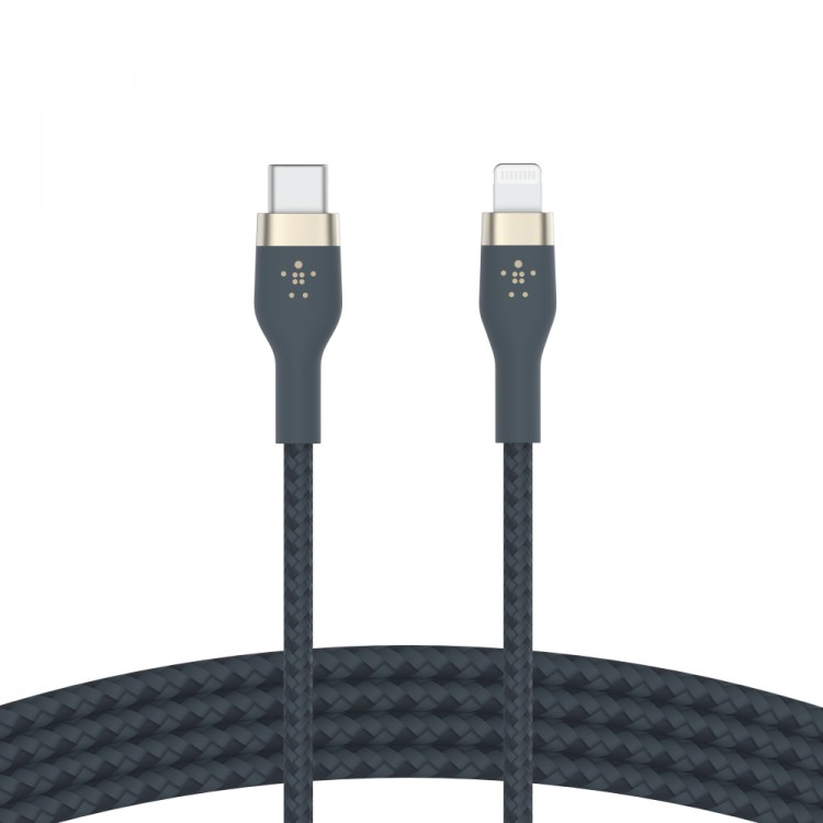 BOOST CHARGE™  USB-C to LTG_Braided silicone, 1M, Blue