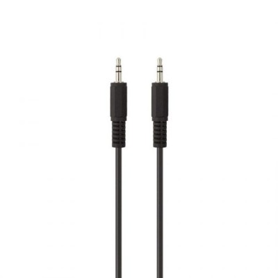 CABLE, AUDIO, 3.5mm, M/M, 1M, PORTABLE, BLACK, NICKEL