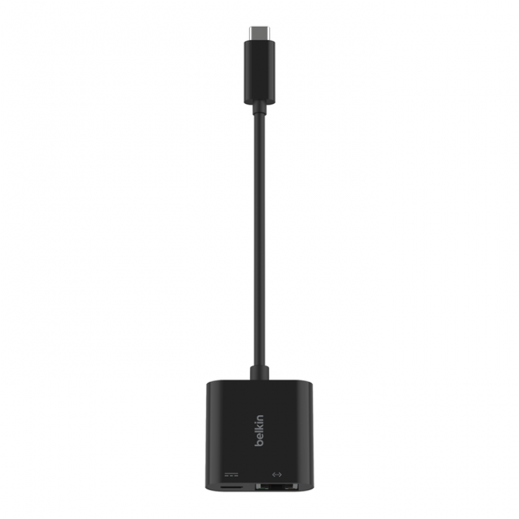 USB-C TO ETHERNET ADAPTER, 100W PD