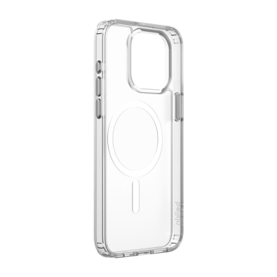 SheerForce Magnetic Anti-Microbial Protective Case for iPhone 15 Pro Max - clear