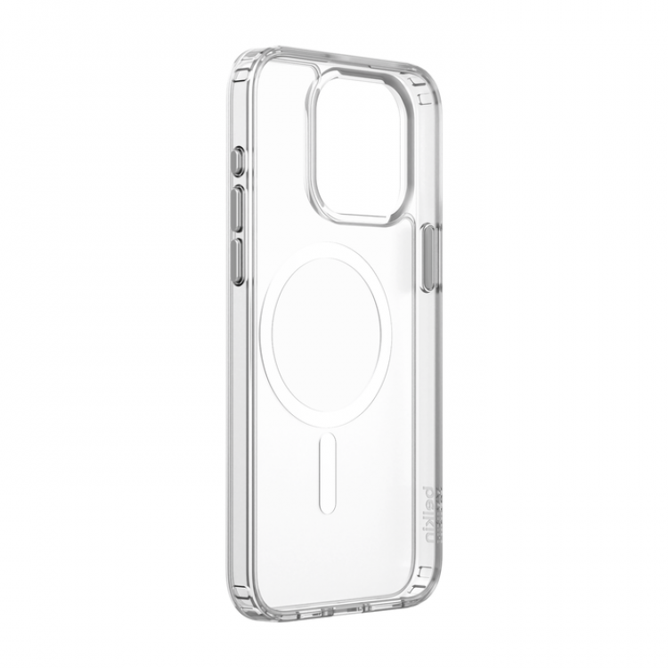 SheerForce Magnetic Anti-Microbial Protective Case for iPhone 15 Pro Max - clear